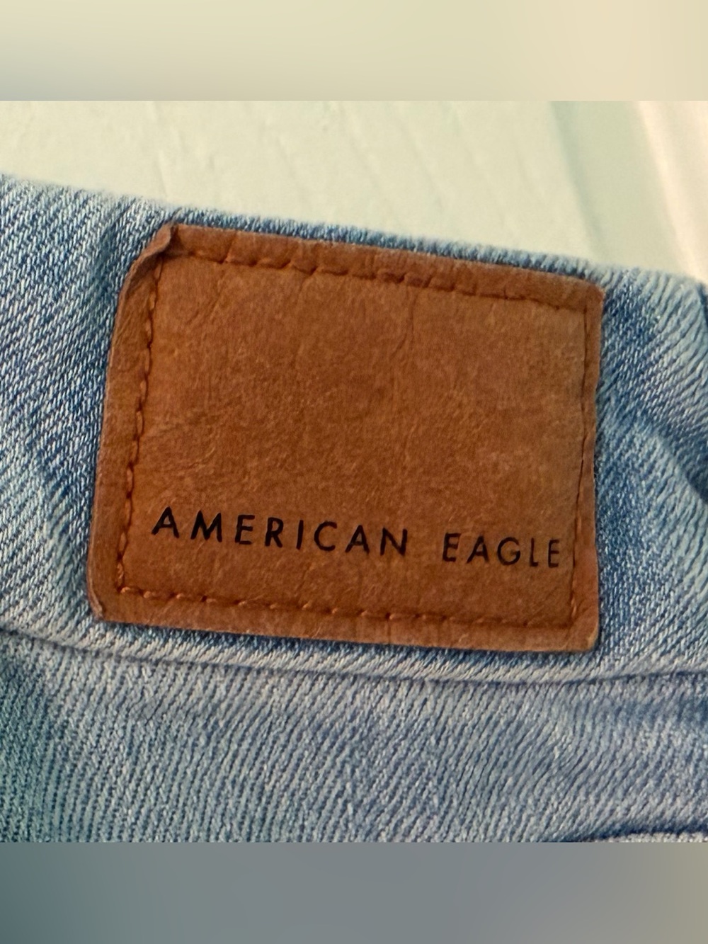 American Eagle Outfitters Light Blue Wide-Leg Jeans, women’s size 10 - Picture 5 of 8